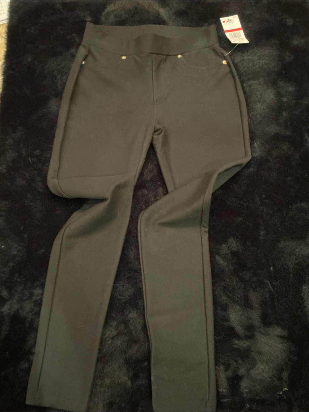 MICHAEL Michael Kors Black Slim Stretch Ponte Pants Women’s XS
